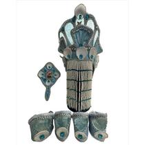 Paramenta de Iemanjá Azul com Concha Luxo Proteção Doçura Renovação Espiritual Paramenta de Iemanjá Azul com Concha Luxo Proteção Doçura Renovação Espiritual