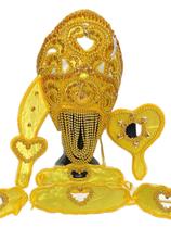 Paramenta de Oxum Amarela Coração Simples Amor Prosperidade Beleza Espiritual