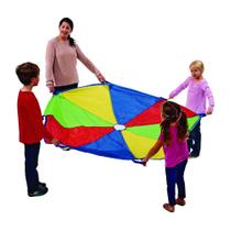 Paraquedas Infantil Play Parachute Excelllerations Brawny Tough de 6 Pés - Arco-Íris