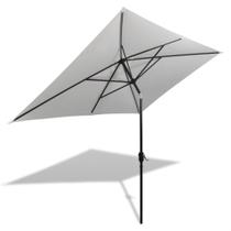 Parasol Casafoyer 200x300cm Blanco Arena Rectangular Parasol Casafoyer 200x300cm Blanco Arena Rectangular