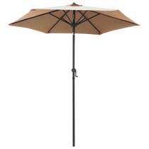 Parasol Casafoyer Taupe 200x210 cm Aluminio con Protección UV