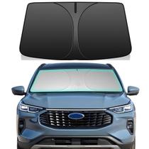 Parasol plegable para parabrisas Ford Escape 2020-2025 protector solar de doble capa 240 T con visor reflectante que bloquea rayos UV y el calor solar para mantener tu auto más fresco