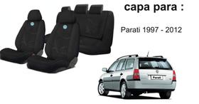 Parati Renovada: Capas para Bancos 97-12 + Volante e Chaveiro Exclusivo VW