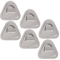 Parche D-Ring TOBWOLF de Acero Inoxidable 9 cm para Bote Inflable