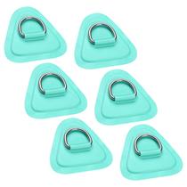 Parche D-Ring TOBWOLF de acero inoxidable de 9 cm para botes inflables