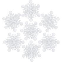 Parche de Aplicación de Tela GUYI 12 piezas Copo de Nieve para Planchar