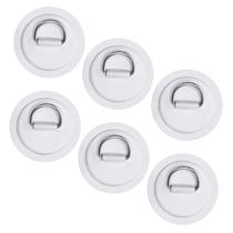 Parche de D-Ring TOBWOLF de Acero Inoxidable 8 cm para Bote Inflable