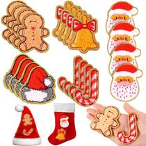 Parche de Tela con Apliques Geosar de Navidad. 20 Piezas de 7 cm Parche de Tela con Apliques Geosar de Navidad. 20 Piezas de 7 cm