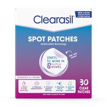 Parche para Manchas de Acné Clearasil Hidrocoloide Paquete de 30 Unidades