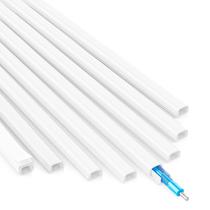 Parede Cord Hider Yecaye para 1 mini cabo L0,5 cm H0,31 cm branco Parede Cord Hider Yecaye para 1 mini cabo L0,5 cm H0,31 cm branco