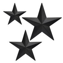 Parede decorativa Star JoyEvy 6 9” 12 Black Iron Rustic Vintage Parede decorativa Star JoyEvy 6 9” 12 Black Iron Rustic Vintage