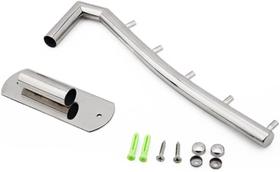 Parede dobrável de roupas montadas cabide rack manchas de gancho