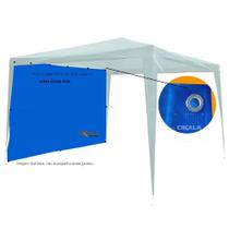 Parede Fechamento Polietileno Azul 2x1.85 M Tenda Gazebo - Cikala