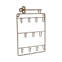 Parede Montada 11 Suporte de Chave Rack Organizador Bolso para Entryway Kitchen Home Office Decor - Bronze