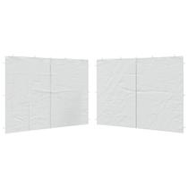 Paredes laterais de tenda de festa VidaXL White PE resistentes a UV/água, 2 unidades Paredes laterais de tenda de festa VidaXL White PE resistentes a UV/água, 2 unidades