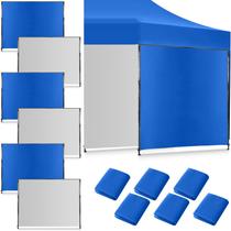 Paredes Laterales para Carpa Vincreem 6 Pzas para Carpa Plegable 3x3m Azul Paredes Laterales para Carpa Vincreem 6 Pzas para Carpa Plegable 3x3m Azul