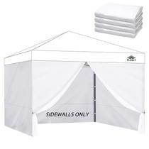 Paredes Laterales para Toldo FLAGLY para Carpa Plegable 10x10 Blanca