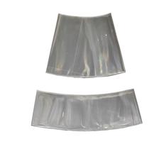 Pares Faixas Refletivas Branca Cristal Camisa Cone 75cm