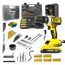 Parf Carbon Bateria 21V+Brocas Max Drill+Jogo Ferramentas