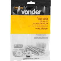 Parfuso Fenda Máquina Cabeça Redonda 4,8x32mm 5 Peças Vonder Parfuso Fenda Máquina Cabeça Redonda 4,8x32mm 5 Peças Vonder