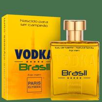 Paris elysees vodka brasil amarelo masculino eau de toilette 100ml