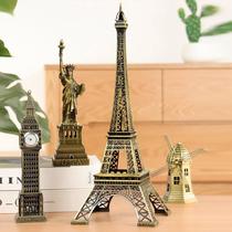Paris Torre Eiffel Metal Artesanato Decoração 38 Cm - go7