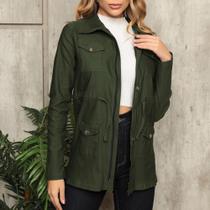 Parka Feminina Casaco Jaqueta Parka Feminina Casaco Jaqueta