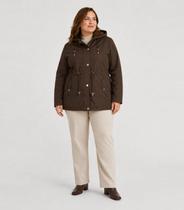 Parka Plus Size Feminina Peluciada Sea Surf Marrom