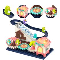 Parque de Diversão LEGO Construa, Monte e Encante com Luzes e Pinguins Divertidos