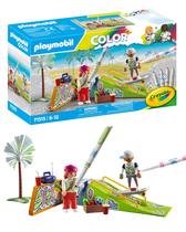 Parque de Skate Colorido Playmobil com Marcadores Crayola 44 peças Parque de Skate Colorido Playmobil com Marcadores Crayola 44 peças