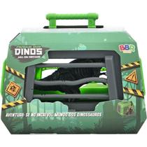 Parque dos dinos jaula com dinossauro bbr