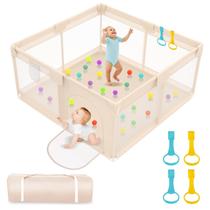 Parque Infantil Abdtech 127x127 cm Malha Macia Portátil Damasco Parque Infantil Abdtech 127x127 cm Malha Macia Portátil Damasco