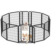 Parque para Cães Yaheetech 32" de Metal com 12 Painéis para Uso Interno e Externo Parque para Cães Yaheetech 32" de Metal com 12 Painéis para Uso Interno e Externo