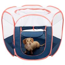 Parque Portátil para Perros y Carpa para Gatos Furhaven Azul Marino Mediano Parque Portátil para Perros y Carpa para Gatos Furhaven Azul Marino Mediano
