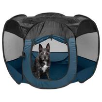 Parque portátil para perros y tienda para gatos Furhaven Sailor Blue pequeño Parque portátil para perros y tienda para gatos Furhaven Sailor Blue pequeño