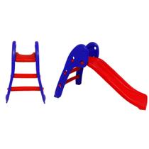 Parquinho Escorregador Pequeno Infantil-2 Degraus-Brinquedo Playground Infantil
