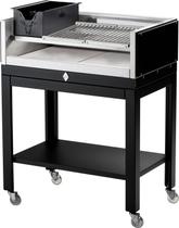 Parrilla Com Base Rodízios Grelha Uruguaia HMD