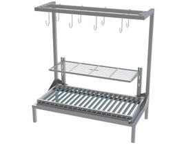 Parrilla Para Alvenaria 68X34 com Grelha Argentina + KIT VARAL Parrilla Para Alvenaria 68X34 com Grelha Argentina + KIT VARAL