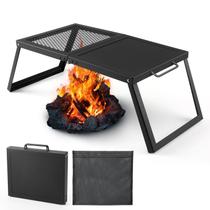 Parrilla Plegable para Fogatas Odoland 50x30 cm Acero Resistente Parrilla Plegable para Fogatas Odoland 50x30 cm Acero Resistente