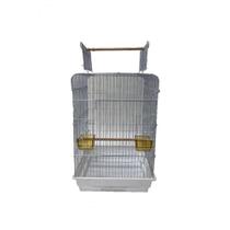 Parrot Cage YML 46x46x69 cm 3/4" com espaçamento entre barras branco