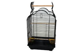 Parrot Cage YML, espaçamento entre barras pequenas, 18x14cm, preto