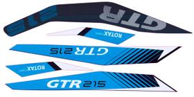 Parte adesivo Jet Ski Sea Doo Gtr 215 2017 Azul