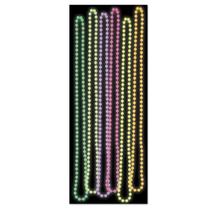 Party Beads Beistle Glow in The Dark 6 colares de 84 cm de comprimento