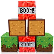 Party Boxes CHUNNIN Pixel Mine, videogame, 30x30cm, 6 peças Party Boxes CHUNNIN Pixel Mine, videogame, 30x30cm, 6 peças