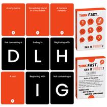 Party Card Game Think Fast Say It First Quick Response Party Card Game Think Fast Say It First Quick Response