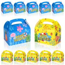 Party Favor Boxes Bolsome com tema de desenho animado Feliz Aniversário x24