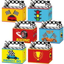 Party Favor Boxes Tevxj Race Car, pacote com 24 caixas para meninos e crianças