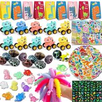 Party Favors Dinosaur CIRDOTSH para 10 crianças com fornecimento de 140 unidades Party Favors Dinosaur CIRDOTSH para 10 crianças com fornecimento de 140 unidades