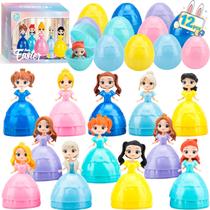 Party Favors DREACAREFT Easter Eggs Princess Toys 12 unidades para crianças Party Favors DREACAREFT Easter Eggs Princess Toys 12 unidades para crianças
