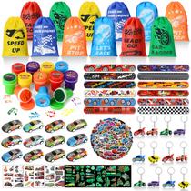 Party Favors KISPATTI 122 PCS Race Car Racing Birthday Kids